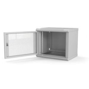 Hyperline TWL-1545-SD-RAL7035 Шкаф настенный 19-дюймовый (19), 15U, 775x600х450мм, металлическая перфорированная дверь, несъемные стенки, 1 пара профилей, цвет серый (RAL 7035) (собранный) Hyperline TWL-1545-SD-RAL7035 Шкаф настенный 19-дюймовый (19), 15U, 775x600х450мм, металлическая перфорированная дверь, несъемные стенки, 1 пара профилей, цвет серый (RAL 7035) (собранный)