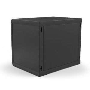 Hyperline TWL-1545-SD-RAL9005 Шкаф настенный 19-дюймовый (19), 15U, 775x600х450мм, металлическая перфорированная дверь, несъемные стенки, 1 пара профилей, цвет черный (RAL 9005) (собранный) Hyperline TWL-1545-SD-RAL9005 Шкаф настенный 19-дюймовый (19), 15U, 775x600х450мм, металлическая перфорированная дверь, несъемные стенки, 1 пара профилей, цвет черный (RAL 9005) (собранный)