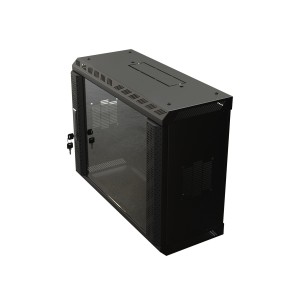 Hyperline TWS-1525-GP-RAL9004 Шкаф настенный 19-дюймовый (19), 15U, 740х600х250, со стеклянной дверью, несъемные боковые панели, цвет черный (RAL 9004) (собранный) Hyperline TWS-1525-GP-RAL9004 Шкаф настенный 19-дюймовый (19), 15U, 740х600х250, со стеклянной дверью, несъемные боковые панели, цвет черный (RAL 9004) (собранный)