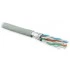 Hyperline UFTP4-C6-S23-IN-LSZH-GY-500 (500 м) Кабель витая пара, экранир. U/FTP, кат. 6, 4 пары (23 AWG), одножил. (solid), кажд.пара в фольге, LSZH, нг(А)-HF, –20°C–+60°C, серый-гарантия: 15 лет компон., 25 лет системная Hyperline UFTP4-C6-S23-IN-LSZH-GY-500 (500 м) Кабель витая пара, экранир. U/FTP, кат. 6, 4 пары (23 AWG), одножил. (solid), кажд.пара в фольге, LSZH, нг(А)-HF, –20°C–+60°C, серый-гарантия: 15 лет компон., 25 лет системная