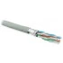 Hyperline UFTP4-C6A-S23-IN-LSZH-GY-500 (500 м) Кабель витая пара U/FTP, кат. 6a (10GBE), 4 пары (23AWG), одножильный (solid), каждая пара в экране, без общего экрана, нг(A)-HF, –20°C – +60°C, серый Hyperline UFTP4-C6A-S23-IN-LSZH-GY-500 (500 м) Кабель витая пара U/FTP, кат. 6a (10GBE), 4 пары (23AWG), одножильный (solid), каждая пара в экране, без общего экрана, нг(A)-HF, –20°C – +60°C, серый