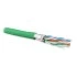 Hyperline UFTP4-C6A-S23-IN-PVC-GN-500 (500 м) Кабель витая пара U/FTP, категория 6a (10GBE), 4 пары (23AWG), одножильный (solid), каждая пара в экране, без общего экрана, PVC, зеленый Hyperline UFTP4-C6A-S23-IN-PVC-GN-500 (500 м) Кабель витая пара U/FTP, категория 6a (10GBE), 4 пары (23AWG), одножильный (solid), каждая пара в экране, без общего экрана, PVC, зеленый
