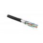 Hyperline UFTP4-C6A-S23-OUT-PE-BK-500 (500 м) Кабель витая пара, экранированная (U/FTP), категория 6a, 4 пары (23AWG), одножильный (solid), каждая пара в экране, без общего экрана, - 30°C - + 50°C, PE, черный Hyperline UFTP4-C6A-S23-OUT-PE-BK-500 (500 м) Кабель витая пара, экранированная (U/FTP), категория 6a, 4 пары (23AWG), одножильный (solid), каждая пара в экране, без общего экрана, - 30°C - + 50°C, PE, черный