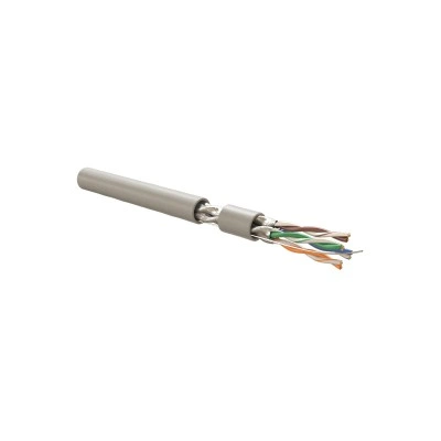 Hyperline UFTP4R-C6A-S23-IN-LSLTX-GY-305 (305 м) Кабель витая пара, экранированная U/FTP, категория 6A, 4 пары (23 AWG), одножильный (solid), каждая пара в экране, без общего экрана, нг(А)-LSLTx, внутренний, –20°C – +60°C, серый Hyperline UFTP4R-C6A-S23-IN-LSLTX-GY-305 (305 м) Кабель витая пара, экранированная U/FTP, категория 6A, 4 пары (23 AWG), одножильный (solid), каждая пара в экране, без общего экрана, нг(А)-LSLTx, внутренний, –20°C – +60°C, серый