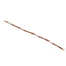 Hyperline UTP1-C5-S24-CRS-IN-NJ-500 (500 м) Кабель кроссировочная витая пара, неэкранированная UTP, категория 5, 1 пара (24 AWG), одножильный (solid), без общей внешней оболочки
