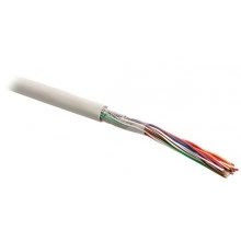 Hyperline UUTP10-C3-S26-IN-PVC-GY Кабель витая пара, неэкранированная U/UTP, категория 3, 10 пар (26 AWG), одножильный (solid), PVC, –20°C - +60°C, серый