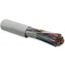 Hyperline UUTP100-C3-S24-IN-PVC-GY Кабель витая пара, неэкранированная U/UTP, категория 3, 100 пар (24 AWG), одножильный (solid), PVC, -10°C - +50°C, серый