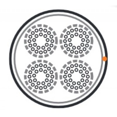 Hyperline UUTP100-C3-S24-IN-PVC-GY Кабель витая пара, неэкранированная U/UTP, категория 3, 100 пар (24 AWG), одножильный (solid), PVC, -10°C - +50°C, серый Hyperline UUTP100-C3-S24-IN-PVC-GY Кабель витая пара, неэкранированная U/UTP, категория 3, 100 пар (24 AWG), одножильный (solid), PVC, -10°C - +50°C, серый