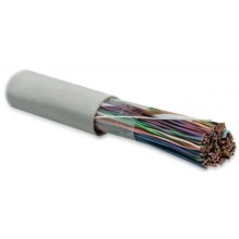 Hyperline UUTP100-C3-S26-IN-PVC-GY (UTP100-C3-SOL-26AWG-IN-PVC-GY) Кабель витая пара, неэкранированная U/UTP, категория 3, 100 пар (26 AWG), одножильный (solid), PVC, –20°C - +60°C, серый