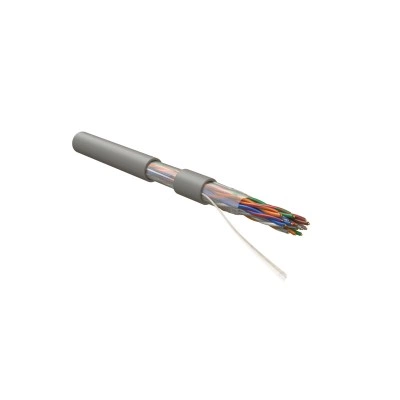 Hyperline UUTP10W-C5-S24-IN-LSZH-GY Кабель витая пара U/UTP, категория 5, 10 пар (24 AWG), одножильный (solid), LSZH нг(А)-HF, –20°C – +60°C, серый