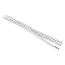 Hyperline UUTP12W-C5-S24-IN-LSZH-GY Кабель витая пара, неэкранированная U/UTP, категория 5, 12 пар (4 пары (24 AWG)х3), одножильный (solid), каждый 4х парник - LSZH оболочка, LSZH нг(А)-HF, –20°C - +60°C, серый