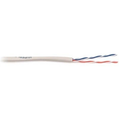 Hyperline UUTP2-C5-P24-IN-LSZH-GY-500 (500 м) Кабель витая пара, неэкранированная U/UTP, категория 5, 2 пары (24 AWG), многожильный (patсh), LSZH, нг(A)-HF, -20°C - +75°C, серый Hyperline UUTP2-C5-P24-IN-LSZH-GY-500 (500 м) Кабель витая пара, неэкранированная U/UTP, категория 5, 2 пары (24 AWG), многожильный (patсh), LSZH, нг(A)-HF, -20°C - +75°C, серый