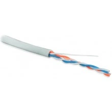 Hyperline UUTP2-C5-S24-IN-LSZH-GY-500 (500 м) Кабель витая пара, неэкранированная U/UTP, категория 5, 2 пары (24 AWG), одножильный (solid), LSZH, нг(А)-HF, -20°C - +75°C, серый