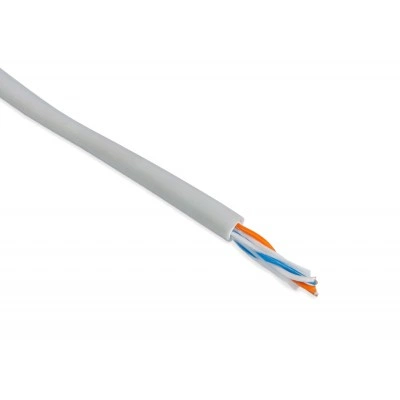Hyperline UUTP2-C5-S24-IN-LSZH-GY-500 (500 м) Кабель витая пара, неэкранированная U/UTP, категория 5, 2 пары (24 AWG), одножильный (solid), LSZH, нг(А)-HF, -20°C - +75°C, серый Hyperline UUTP2-C5-S24-IN-LSZH-GY-500 (500 м) Кабель витая пара, неэкранированная U/UTP, категория 5, 2 пары (24 AWG), одножильный (solid), LSZH, нг(А)-HF, -20°C - +75°C, серый