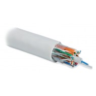 Hyperline UUTP25W-C5-S24-IN-LSZH-GY Кабель витая пара U/UTP, категория 5, 25 пар (4 пары (24 AWG)х6 +1 пара (24 AWG)), 1 пара в LSZH оболочке, одножильный (solid), LSZH нг(А)-HF, –20°C – +60°C, серый