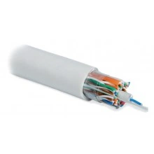 Hyperline UUTP25W-C5-S24-IN-LSZH-GY Кабель витая пара U/UTP, категория 5, 25 пар (4 пары (24 AWG)х6 +1 пара (24 AWG)), 1 пара в LSZH оболочке, одножильный (solid), LSZH нг(А)-HF, –20°C – +60°C, серый