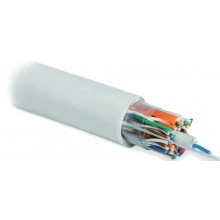 Hyperline UUTP25W-C5-S24-IN-PVC-GY (UTP25W-C5-SOLID-INDOOR-PVC) Кабель витая пара, неэкранированная U/UTP, категория 5, 25 пар (4 пары (24 AWG)х6 +1 пара (24 AWG)), одножильный (solid), 1 пара в PVC оболочке, PVC, –20°C – +75°C, серый