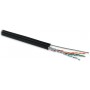 Hyperline UUTP4-C5E-S24-2SW-OUT-PE-BK-500 (500 м) Кабель витая пара U/UTP, кат.5e, 4 пары (24 AWG), одножильный (solid), с усил. металл.тросом, внешний, PE, -40°C-+60°C, черный- гарантия: 15 лет компонентная Hyperline UUTP4-C5E-S24-2SW-OUT-PE-BK-500 (500 м) Кабель витая пара U/UTP, кат.5e, 4 пары (24 AWG), одножильный (solid), с усил. металл.тросом, внешний, PE, -40°C-+60°C, черный- гарантия: 15 лет компонентная