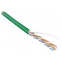 Hyperline UUTP4-C5E-S24-IN-PVC-GN-100 (100 м) Кабель витая пара, неэкранированная U/UTP, категория 5e, 4 пары (24 AWG), одножильный (solid), PVC, -20°C – +75°C, зеленый - гарантия: 15 лет компонентная, 25 лет системная Hyperline UUTP4-C5E-S24-IN-PVC-GN-100 (100 м) Кабель витая пара, неэкранированная U/UTP, категория 5e, 4 пары (24 AWG), одножильный (solid), PVC, -20°C – +75°C, зеленый - гарантия: 15 лет компонентная, 25 лет системная
