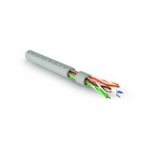 Hyperline UUTP4-C6-S23-IN-LSLTX-GY-305 (305 м) Кабель витая пара, неэкранированная U/UTP, категория 6, 4 пары (23 AWG), одножильный (solid), с разделителем, нг(А)-LSLTx, внутренний, серый