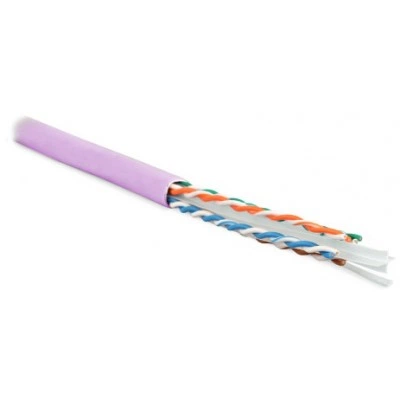 Hyperline UUTP4-C6-S23-IN-LSZH-PK-305 (305 м) Кабель витая пара U/UTP, категория 6, 4 пары (23 AWG), одножильный (solid), с разделителем, LSZH, нг(А)-HF, –20°C – +75°C, розовый - гарантия: 15 лет компонентная, 25 лет системная Hyperline UUTP4-C6-S23-IN-LSZH-PK-305 (305 м) Кабель витая пара U/UTP, категория 6, 4 пары (23 AWG), одножильный (solid), с разделителем, LSZH, нг(А)-HF, –20°C – +75°C, розовый - гарантия: 15 лет компонентная, 25 лет системная