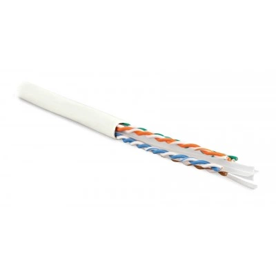 Hyperline UUTP4-C6-S23-IN-LSZH-WH-305 (305 м) Кабель витая пара U/UTP, категория 6, 4 пары (23 AWG), одножильный (solid), с разделителем, LSZH, нг(А)-HF, –20°C – +75°C, белый - гарантия:15 лет компонентная, 25 лет системная Hyperline UUTP4-C6-S23-IN-LSZH-WH-305 (305 м) Кабель витая пара U/UTP, категория 6, 4 пары (23 AWG), одножильный (solid), с разделителем, LSZH, нг(А)-HF, –20°C – +75°C, белый - гарантия:15 лет компонентная, 25 лет системная