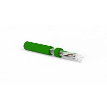 Hyperline UUTP4-C6A-S23-IN-LSZH-GN-500 (500 м) Кабель витая пара, неэкранированная U/UTP, категория 6a (10GBE), 4 пары (23 AWG), одножильный (solid), LSZH, зеленый