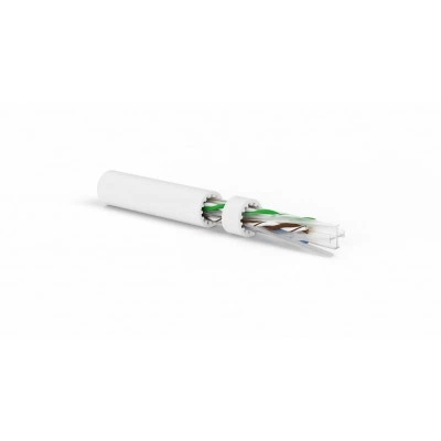 Hyperline UUTP4-C6A-S23-IN-LSZH-WH-500 (500 м) Кабель витая пара, неэкранированная U/UTP, категория 6a (10GBE), 4 пары (23 AWG), одножильный (solid), LSZH, белый Hyperline UUTP4-C6A-S23-IN-LSZH-WH-500 (500 м) Кабель витая пара, неэкранированная U/UTP, категория 6a (10GBE), 4 пары (23 AWG), одножильный (solid), LSZH, белый