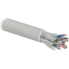 Hyperline UUTP48W-C5-S24-IN-LSZH-GY Кабель витая пара, неэкранированная U/UTP, категория 5, 48 пар (4 пары (24 AWG)х12), каждый 4х парник в LSZH-оболочке, одножильный (solid), LSZH нг(А)-HF, –20°C - +60°C, серый