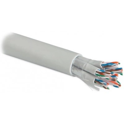 Hyperline UUTP48W-C5-S24-IN-LSZH-GY Кабель витая пара, неэкранированная U/UTP, категория 5, 48 пар (4 пары (24 AWG)х12), каждый 4х парник в LSZH-оболочке, одножильный (solid), LSZH нг(А)-HF, –20°C - +60°C, серый
