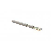 Hyperline UUTP4R-C6-S23-IN-LSLTX-GY-305 (305 м) Кабель витая пара, неэкранированная U/UTP, категория 6, 4 пары (23 AWG), одножильный (solid), с разделителем, нг(А)-LSLTx, внутренний, серый