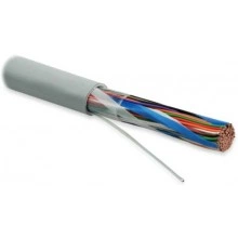 Hyperline UUTP50-C3-S24-IN-LSZH-GY Кабель витая пара, неэкранированная U/UTP, категория 3, 50 пар (24 AWG), одножильный (solid), LSZH нг(А)-HF, -20°C до +60°C, серый