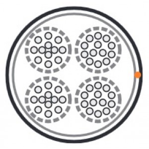 Hyperline UUTP50-C3-S24-IN-PVC-GY Кабель витая пара, неэкранированная U/UTP, категория 3, 50 пар (24 AWG), одножильный (solid), PVC, -10°C до +50°C, серый Hyperline UUTP50-C3-S24-IN-PVC-GY Кабель витая пара, неэкранированная U/UTP, категория 3, 50 пар (24 AWG), одножильный (solid), PVC, -10°C до +50°C, серый