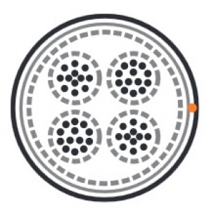 Hyperline UUTP50-C3-S24-OUT-PE-BK (UTP50-C3-SOLID-OUTDOOR) Кабель витая пара, неэкранированная U/UTP, категория 3, 50 пар (24 AWG), одножильный (solid), внешний, UV PE, -40°C - +50°C, черный Hyperline UUTP50-C3-S24-OUT-PE-BK (UTP50-C3-SOLID-OUTDOOR) Кабель витая пара, неэкранированная U/UTP, категория 3, 50 пар (24 AWG), одножильный (solid), внешний, UV PE, -40°C - +50°C, черный