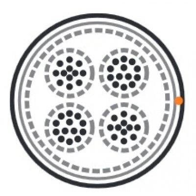 Hyperline UUTP50-C3-S24-OUT-PE-BK (UTP50-C3-SOLID-OUTDOOR) Кабель витая пара, неэкранированная U/UTP, категория 3, 50 пар (24 AWG), одножильный (solid), внешний, UV PE, -40°C - +50°C, черный Hyperline UUTP50-C3-S24-OUT-PE-BK (UTP50-C3-SOLID-OUTDOOR) Кабель витая пара, неэкранированная U/UTP, категория 3, 50 пар (24 AWG), одножильный (solid), внешний, UV PE, -40°C - +50°C, черный