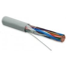 Hyperline UUTP50-C3-S26-IN-PVC-GY Кабель витая пара, неэкранированная U/UTP, категория 3, 50 пар (26 AWG), одножильный (solid), PVC, –20°C – +60°C, серый