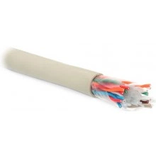 Hyperline UUTP8M-C5-S24-IN-LSZH-GY Кабель витая пара, неэкранированная U/UTP, категория 5, 8 пар (24 AWG), одножильный (solid), LSZH нг(А)-HF, –20°C - +75°C, серый