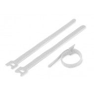 Hyperline WAS-210-WH Хомут-липучка белый 210мм