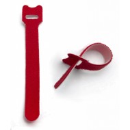 Hyperline WASN-135-RD-10 Хомут для кабеля, липучка с мягкой застежкой, 135x15 мм, красный (10 шт.)