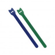 Hyperline WASN-210-mix-10 Хомут для кабеля, липучка с мягкой застежкой, 210x14 мм, цвет в ассортименте (10 шт.)