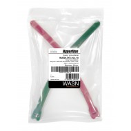 Hyperline WASN-310-mix-10 Хомут для кабеля, липучка с мягкой застежкой, 310x14 мм, цвет в ассортименте (10 шт.)